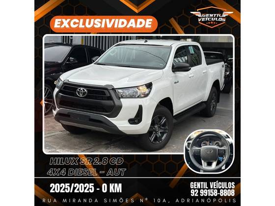 TOYOTA HILUX 2.8 D-4D TURBO DIESEL CD SR 4X4 AUTOMÁTICO